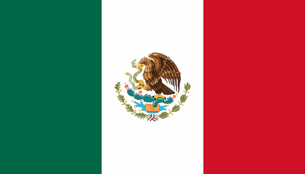 Vlag Mexico - 100x150cm Spun-Poly